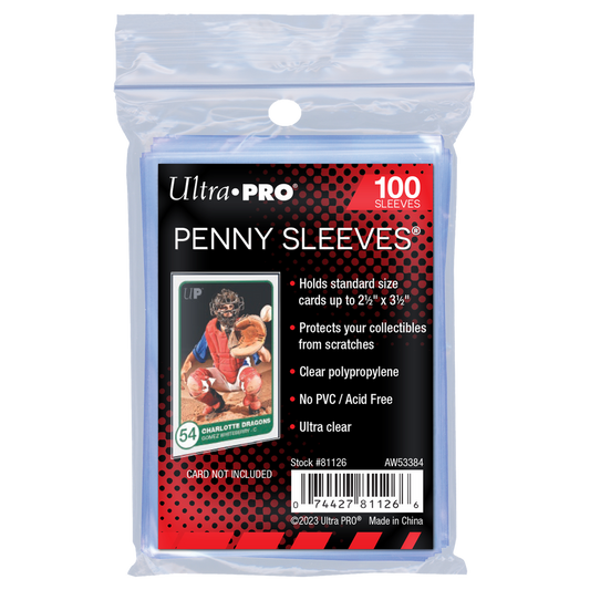 UltraPro Soft Penny Sleeves - Pack 100