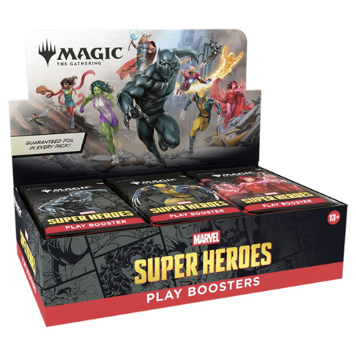 Marvel Super Heroes Play Booster Display