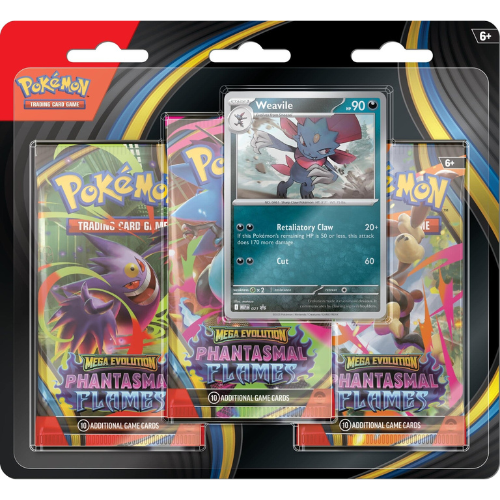 Phantasmal Flames 3-Pack Blister Weavile